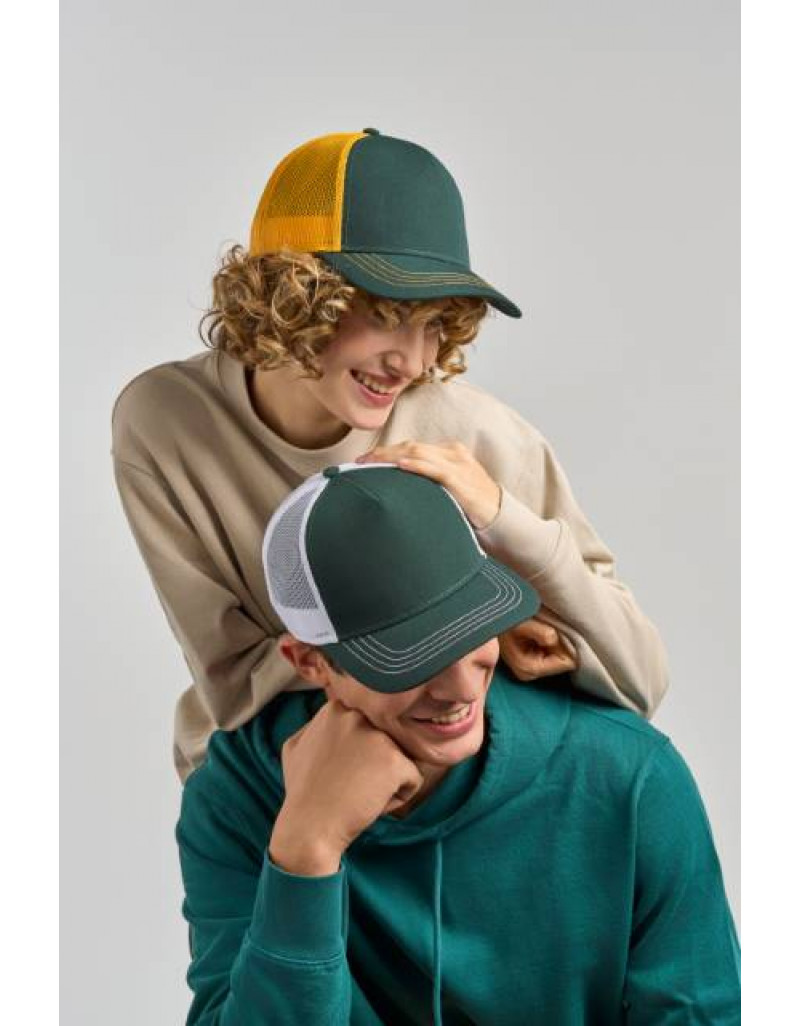 Șapcă Trucker cu 5 Panele Rapper Canvas-S